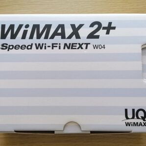 【未使用】WiMAX Speed Wi-Fi NEXT W04 ホワイト