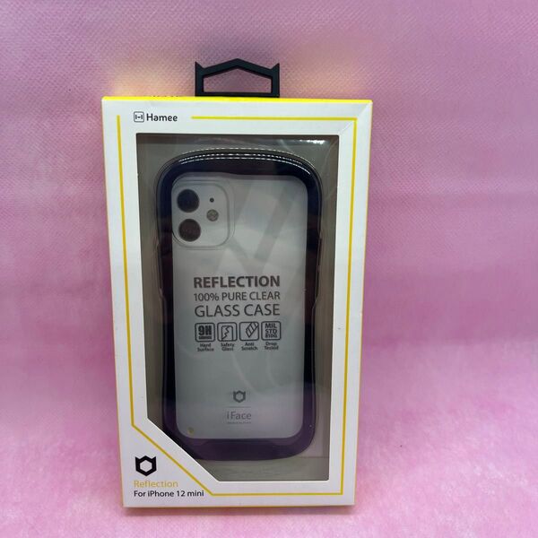 『A018』★正規品★iPhone12mini 強化ガラスクリアケス アイフェイス iFace スマホケース