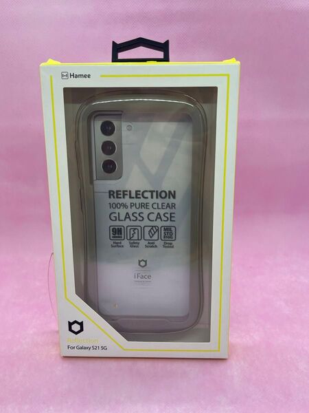 『A001』★正規品★Galaxy S21 5G 強化ガラスケス IFACE アイフェイス