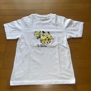 【UNIQLO】UT ピカチュウ Tシャツ ホワイト Mサイズ【綿100%】