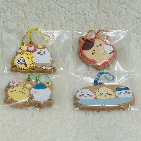 水風呂 ハチワレ うさぎ くりまんじゅう あのこ でかつよ ちいかわ クッキーチャームコット 3