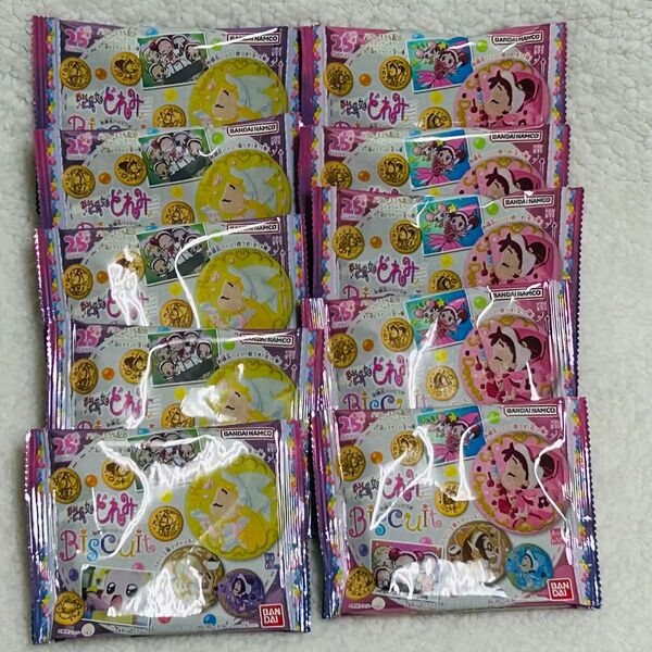 お菓子詰め合わせ おジャ魔女どれみ刺繍缶バッジビスケット お菓子のみ