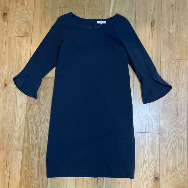 NATURAL BEAUTY BASIC ネイビー ワンピース S