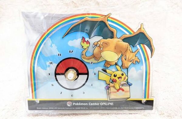 ポケモン 卓上 アクリル 時計 ポケモンセンターオンライン限定