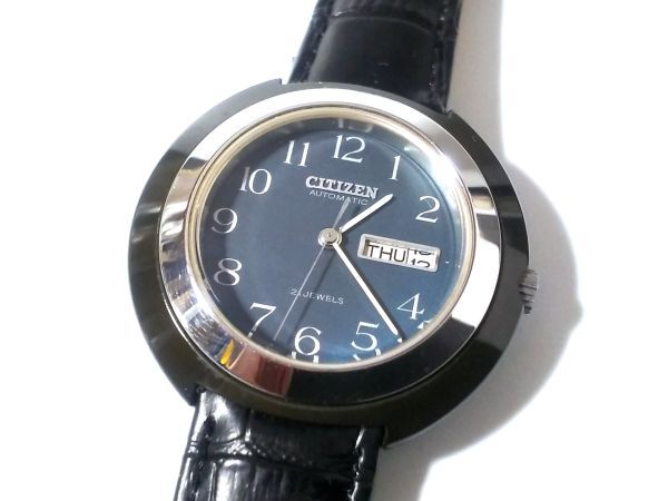 VINTAGE CITIZEN WATCH AUTOMATIC CAL.6501 DAY DATE 21 JEWELS