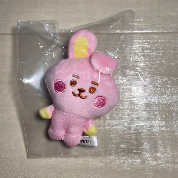 未開封 BT21 クッキー ぬいぐるみ ふわふわ マスコット キーリング