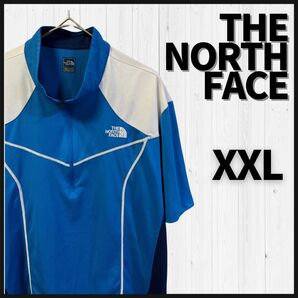THE NORTH FACE Tシャツ XXL 半袖 スポーツウェア 刺繍ロゴ