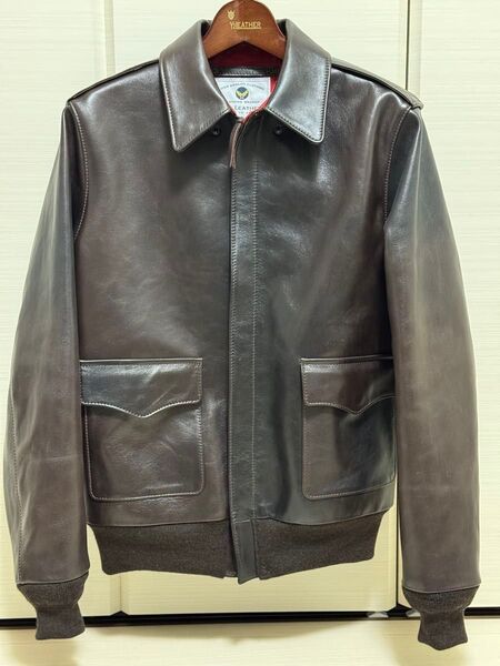 セルロイド別注 ワイツーレザー A-2 a2 HAND DYED HORSE ハンドダイドホース Y'2LEATHER 馬革