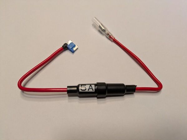電源取出し 低背ヒューズ15A ガラス管ヒューズ5A