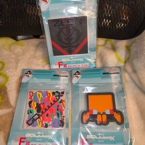 一番くじ ガンダム機動戦士Gundam GQuuuuuuXジークアクス vol.2 F賞 ラバーアソート 3種 セット