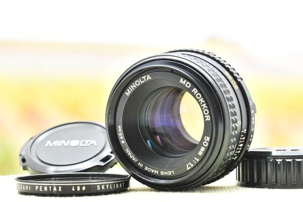 【整備済美品】 ミノルタ MINOLTA MD ROKKOR 50mm F1.7