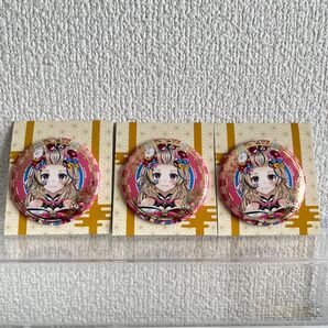 尾丸ポルカ ホロライブ 箔押し缶バッジ 正月衣装ver. 3個セット