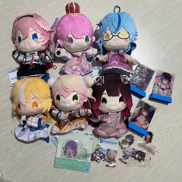 ホロライブ hololive パペット ぬいぐるみ 6種セット アクリルセット