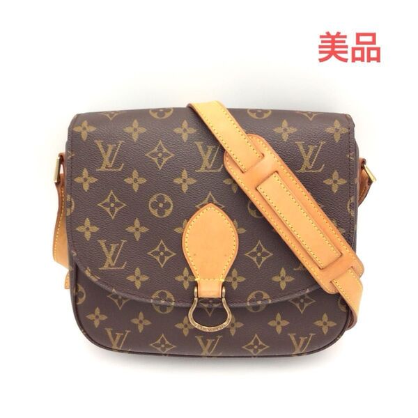 LOUIS VUITTON ルイヴィトン モノグラム ショルダーバッグ サンクルーGM M51242 美品