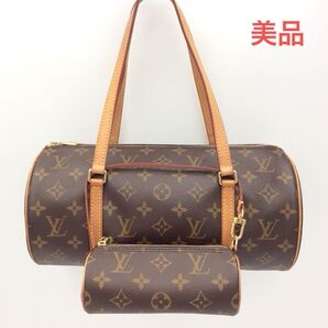 LOUIS VUITTON ルイヴィトン モノグラム ハンドバッグ パピヨン30 M51385 美品