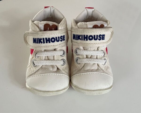 ミキハウス mikihouse ベビーシューズ ファーストシューズ ハイカット スニーカー 12cm