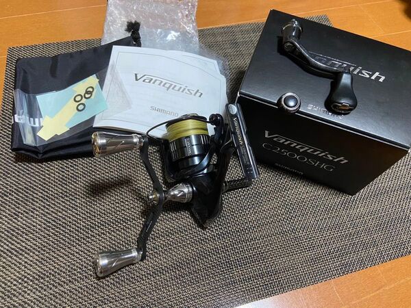 19ヴァンキッシュC2500SHG ゴメクサスダブルハンドル
