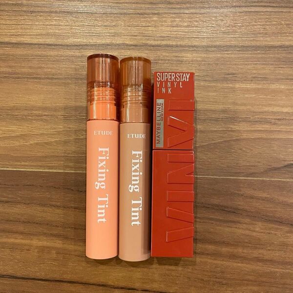 リップティント 3本セット Etude エチュード Maybelline メイベリン