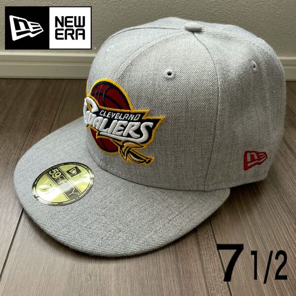 美品★ NEWERA ニューエラ 59 キャバリアーズ キャップ 帽子 グレー