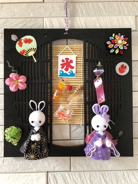 壁飾り(夏祭り)