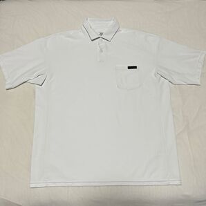 DESCENTE デサント ポロシャツ ホワイト メンズL