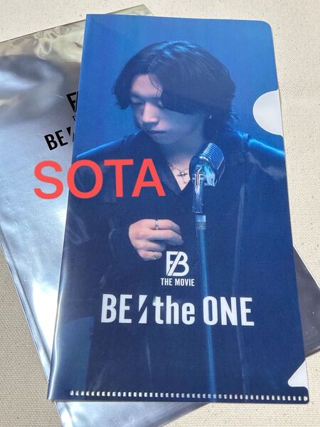 BE:FIRST BE:the ONE 入場特典 チケットクリアファイル SOTA ソウタ