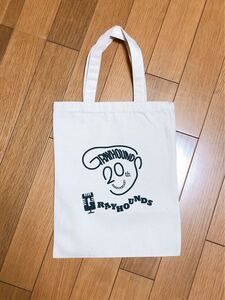 オールディーズバンド・グレイハウンズのオリジナルトートバッグ ベージュ