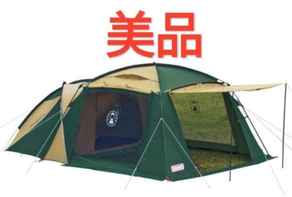 【美品】Coleman ラウンドスクリーン2ルームハウス タープテント