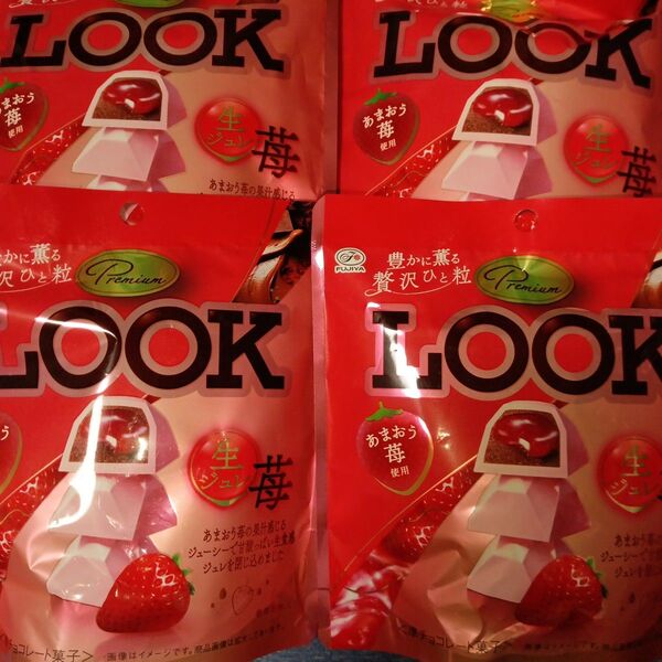 不二家 プレミアムルック生ジュレ苺 4袋 不二家 お菓子