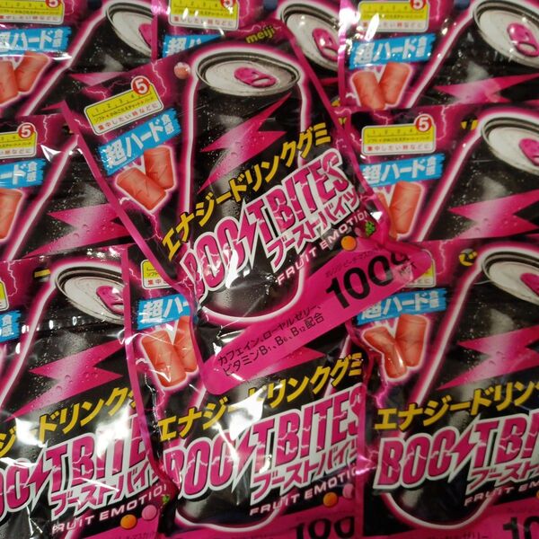 meiji 超ハード食感 ブーストバイツ フルーツエモーション×10袋