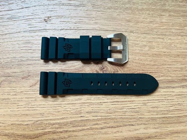 パネライ等 ラバーベルト バックル付き 新品未使用品!即日発送 24-22mm