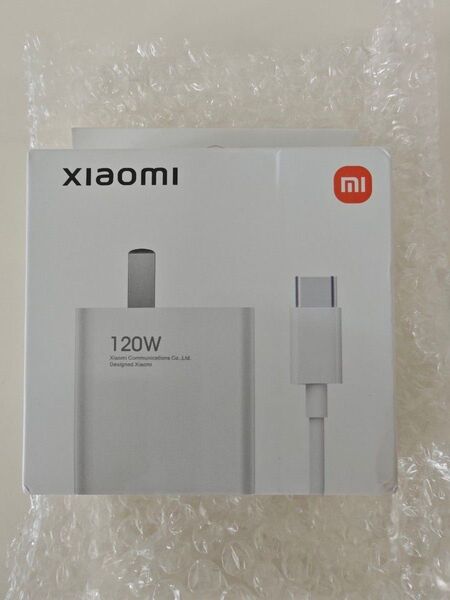 Xiaomi 120W 急速充電器 USB-C ケーブル セット 11T Pro対応