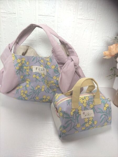 グラニーバック&ミニボストンセットハンドメイド