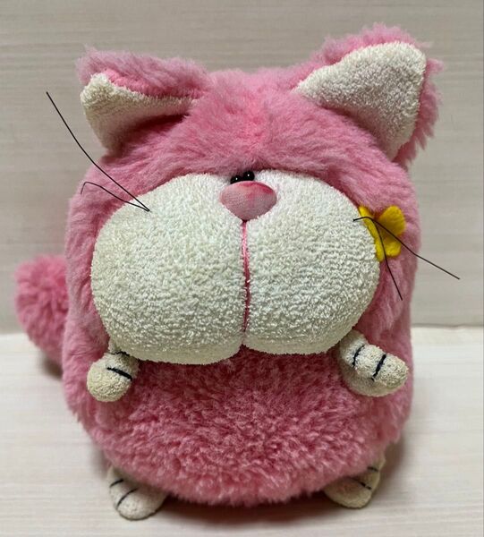 昭和レトロ ヴィンテージ KOWA ふらいどえっぐ ネコ 猫 ぬいぐるみ ジャンク