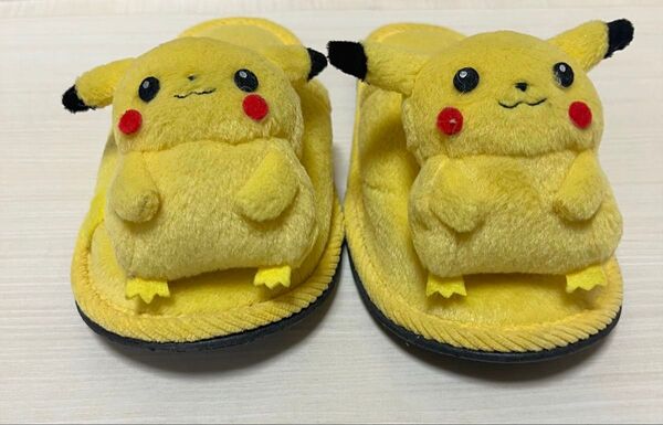 初期 ピカチュウ ぬいぐるみ スリッパ キッズ 用 レトロ