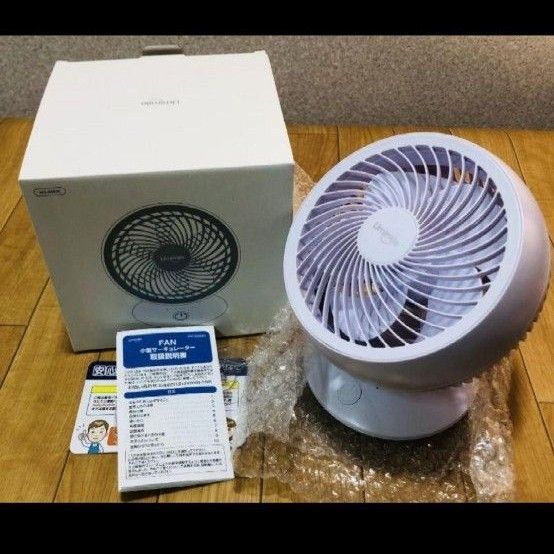 Umimile サーキュレーター 扇風機 18cm 小型 卓上風量 3段階