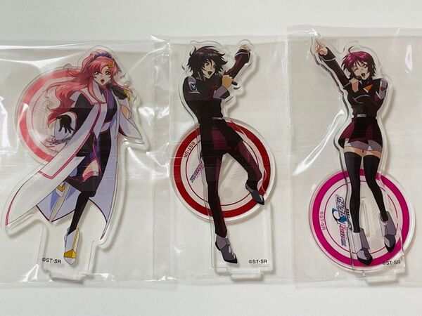 【新品・未開封】◇機動戦士ガンダムSEED◇「JOYSOUND/ジョイサウンド」アクリルスタンド3点セット◇