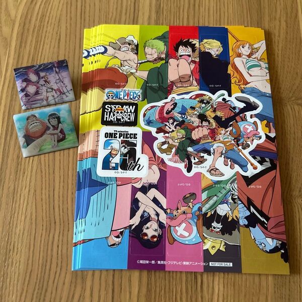 ワンピース☆非売品☆シール☆ピンバッジ☆セット
