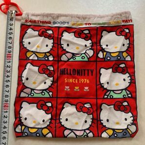 レトロ キティちゃん 巾着袋 えんぴつ3本 シールセット