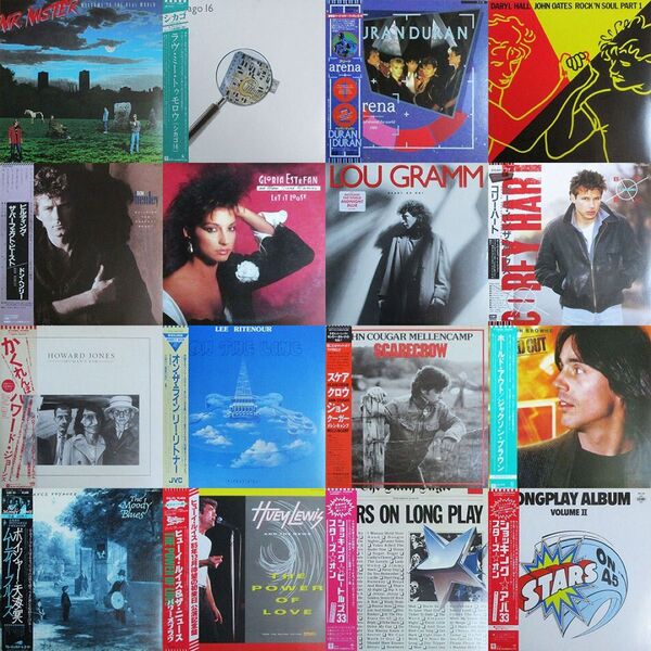 80s洋楽LPレコード16枚セット
