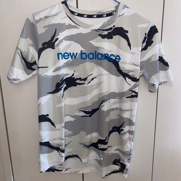 New Balance 半袖トレーニングウェアTシャツ 迷彩柄 キッズ150