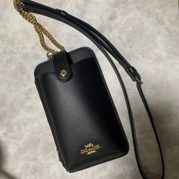 COACH コーチ スマホショルダー ポシェット 携帯ホルダー