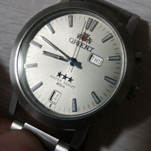 【未使用 動作品】ORIENT オリエント スリースター 自動巻 機械式 腕時計 稼働 デイデイト