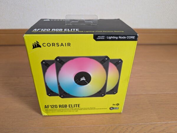 Corsair AF120 RGB ELITE Triple Pack(ブラック)