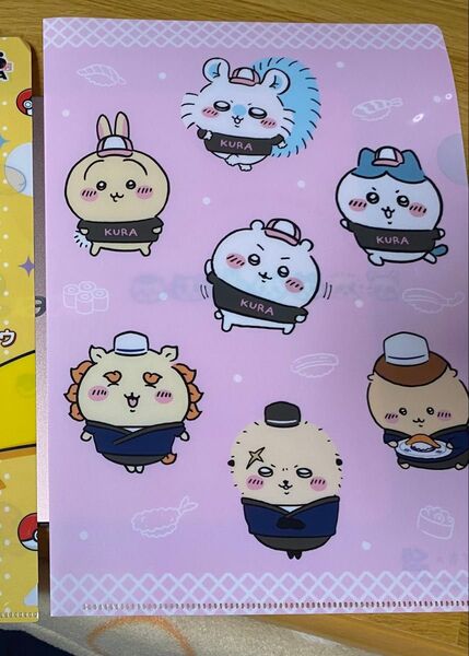 ちいかわ A4クリアファイル くら寿司 コラボ
