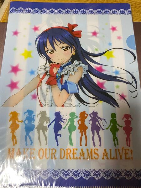 ラブライブ μ's 園田海未 A4クリアファイル ローソンコラボ