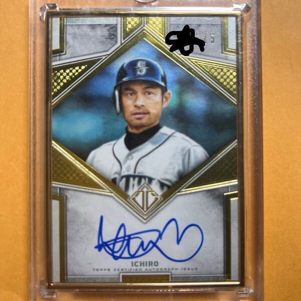 2019 TOPPS TRANSCENDENT ICHIRO AUTO イチロー 直筆サインカード 25枚限定 ゴールドフレーム