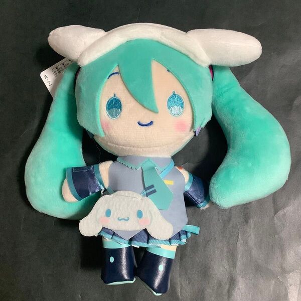 初音ミク サンリオ ピアプロキャラクターズ ぬいぐるみ マスコット シナモン シナモロール サンリオキャラクターズ