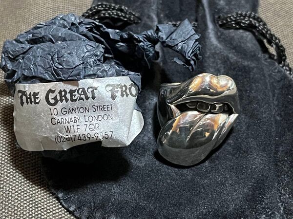 The Great Frog グレートフロッグ ローリング・ストーンズ 「唇と舌」 シルバーリング シルバー925 アクセサリー