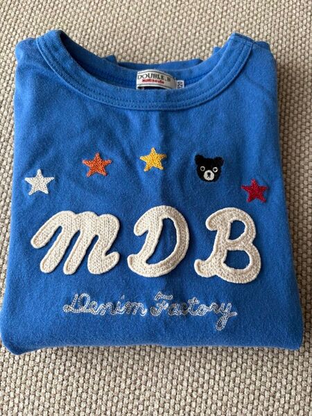 ミキハウス ダブルビー 長袖 Tシャツ 120cm